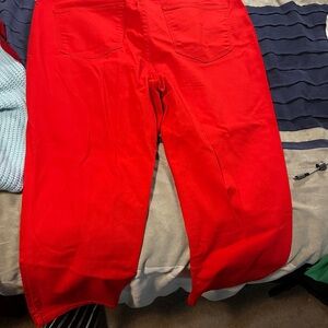 Bold Red Trousers